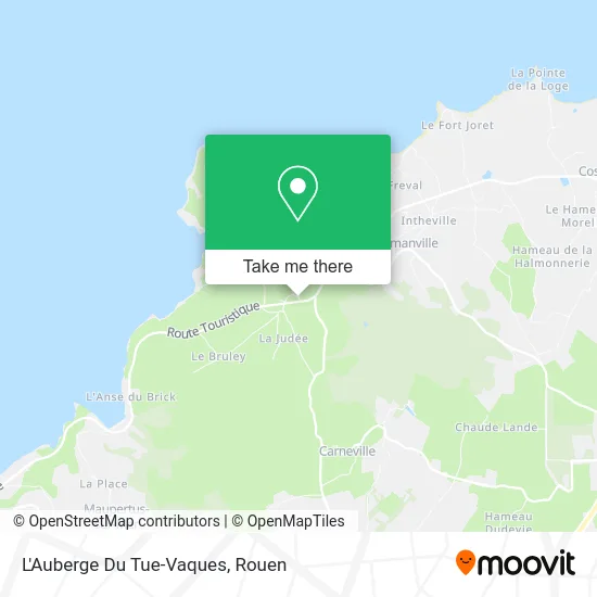 L'Auberge Du Tue-Vaques map