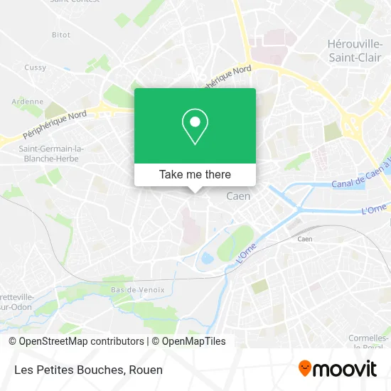 Les Petites Bouches map