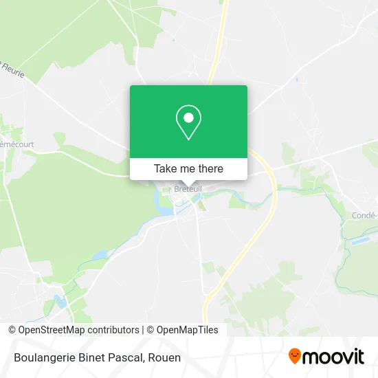 Boulangerie Binet Pascal map