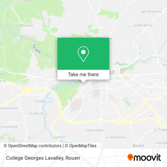 Collège Georges Lavalley map