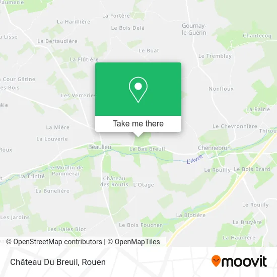 Château Du Breuil map