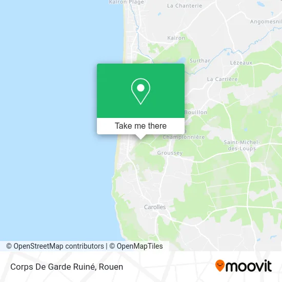 Corps De Garde Ruiné map