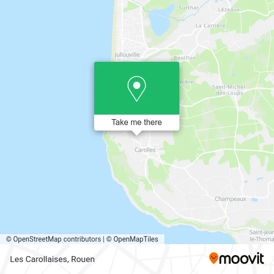 Les Carollaises map