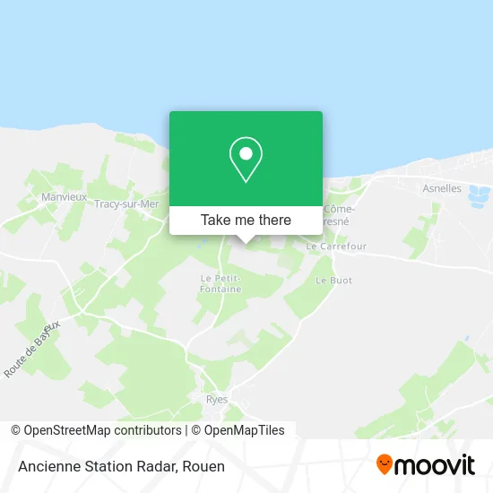Ancienne Station Radar map