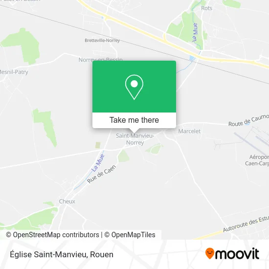 Église Saint-Manvieu map