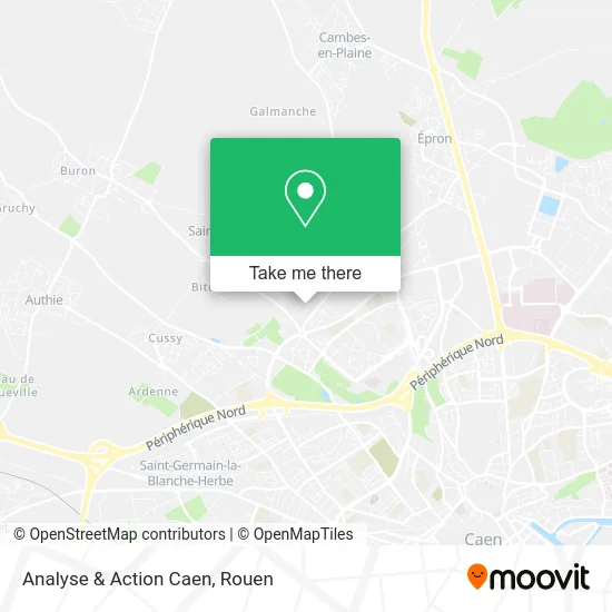 Analyse & Action Caen map