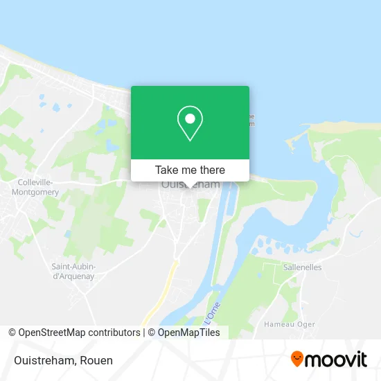 Ouistreham map