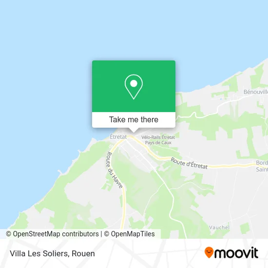 Villa Les Soliers map