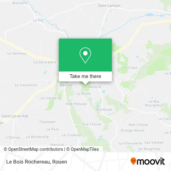 Le Bois Rochereau map