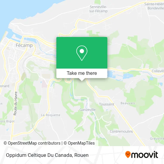 Oppidum Celtique Du Canada map