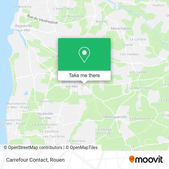 Carrefour Contact map