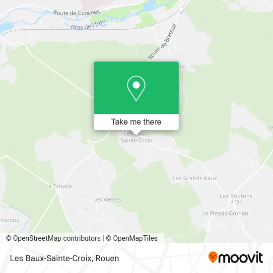 Les Baux-Sainte-Croix map