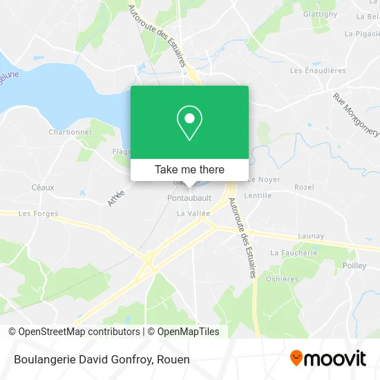 Boulangerie David Gonfroy map