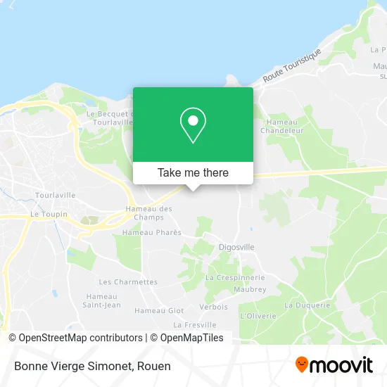 Bonne Vierge Simonet map