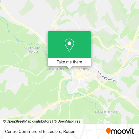 Centre Commercial E. Leclerc map