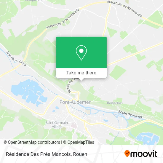 Résidence Des Prés Mancois map