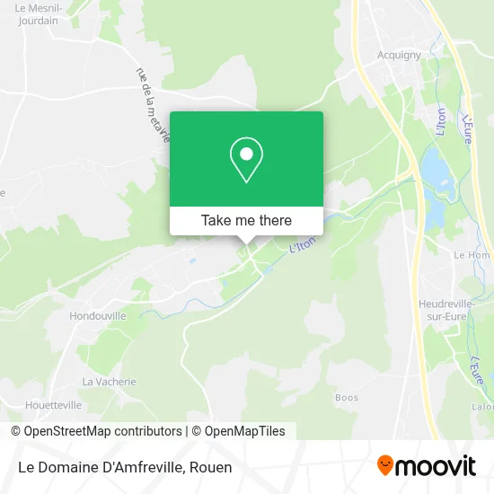 Le Domaine D'Amfreville map