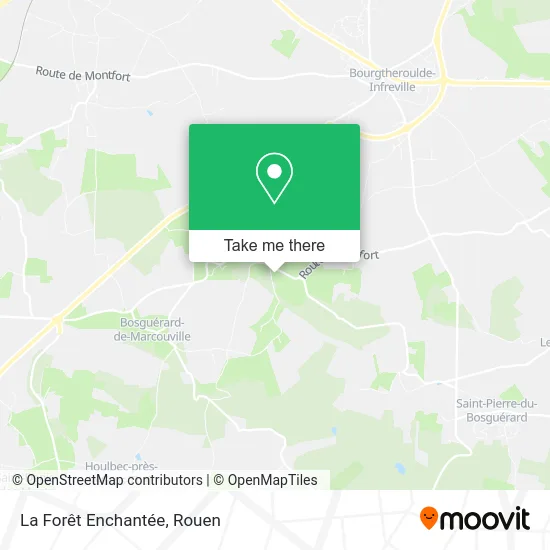 La Forêt Enchantée map