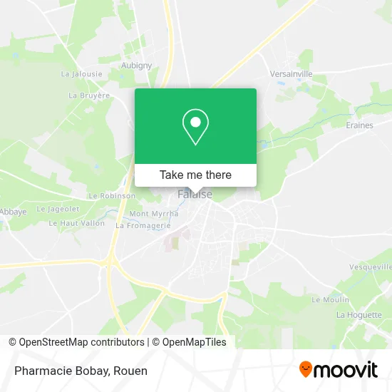 Pharmacie Bobay map