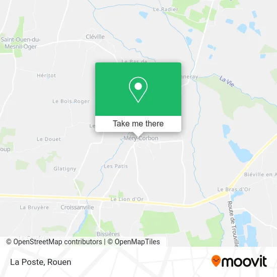 La Poste map