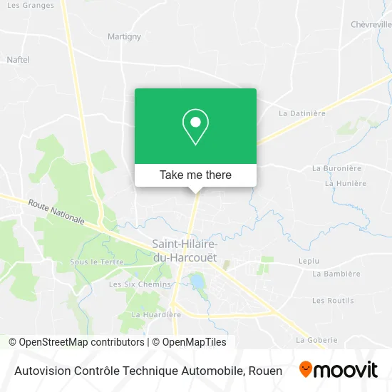 Autovision Contrôle Technique Automobile map