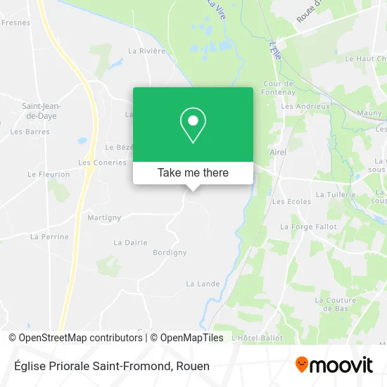 Église Priorale Saint-Fromond map