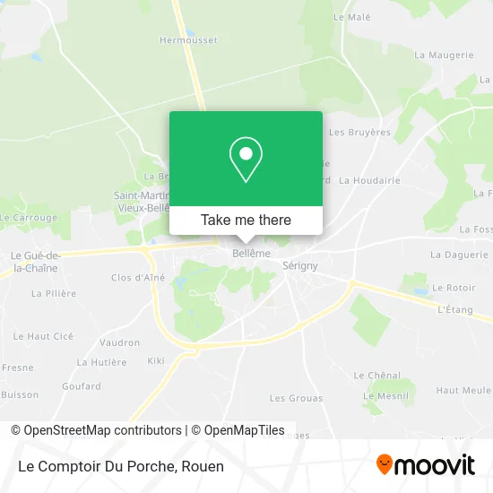 Le Comptoir Du Porche map