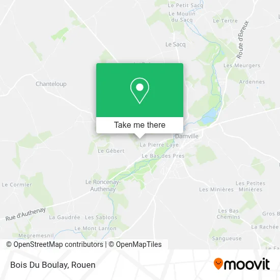 Bois Du Boulay map