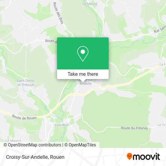 Croisy-Sur-Andelle map