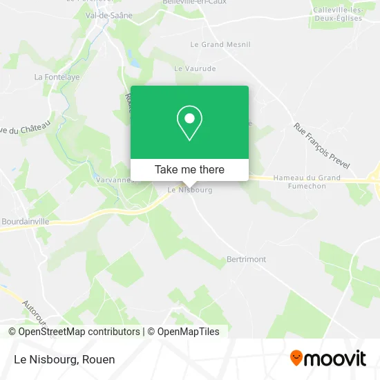 Le Nisbourg map