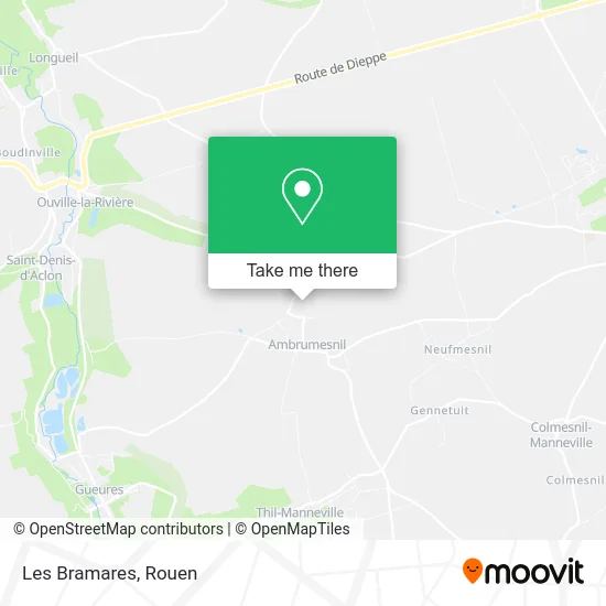 Les Bramares map
