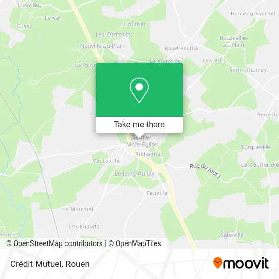 Crédit Mutuel map
