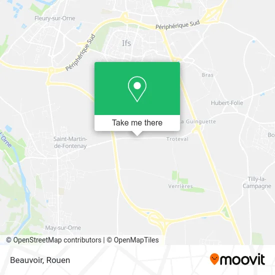 Beauvoir map