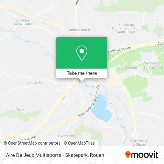 Aire De Jeux Multisports - Skatepark map