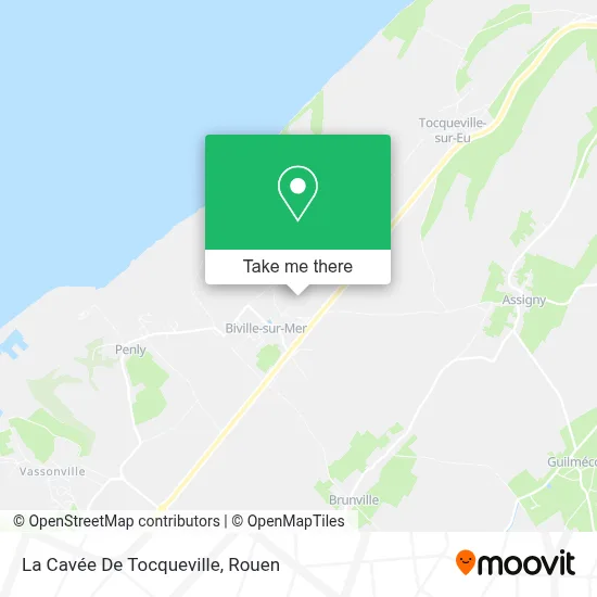 La Cavée De Tocqueville map