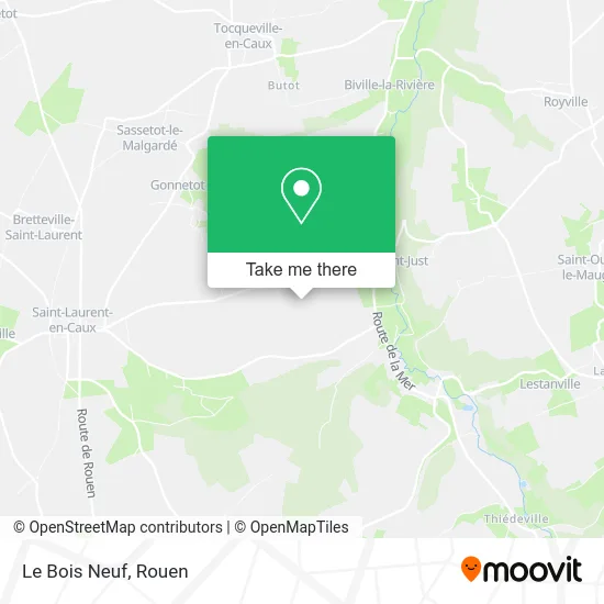 Le Bois Neuf map
