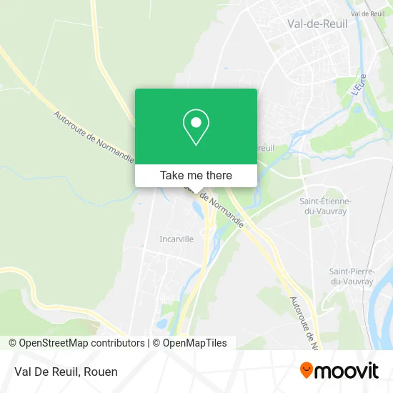 Val De Reuil map