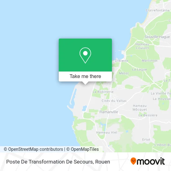 Poste De Transformation De Secours map