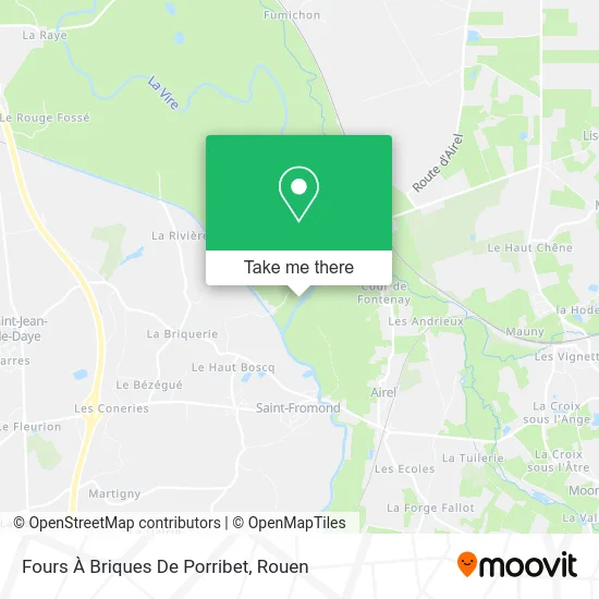 Fours À Briques De Porribet map