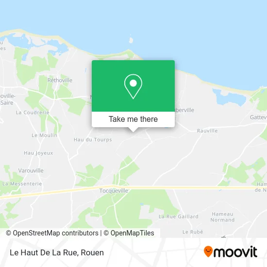 Le Haut De La Rue map