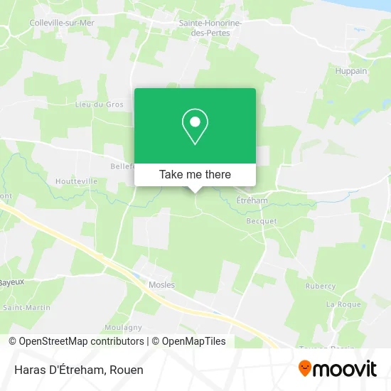 Haras D'Étreham map