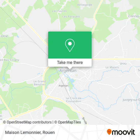 Maison Lemonnier map