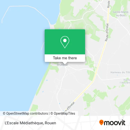 L'Escale Médiathèque map