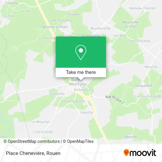Place Cheneviére map