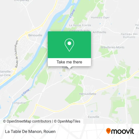 La Table De Manon map