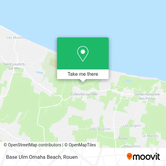 Base Ulm Omaha Beach map