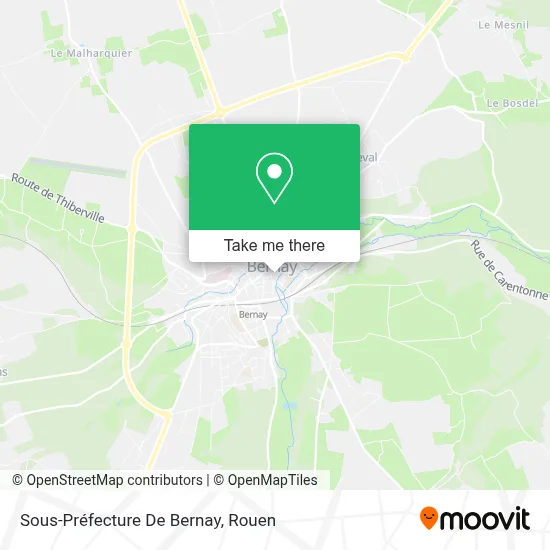 Sous-Préfecture De Bernay map