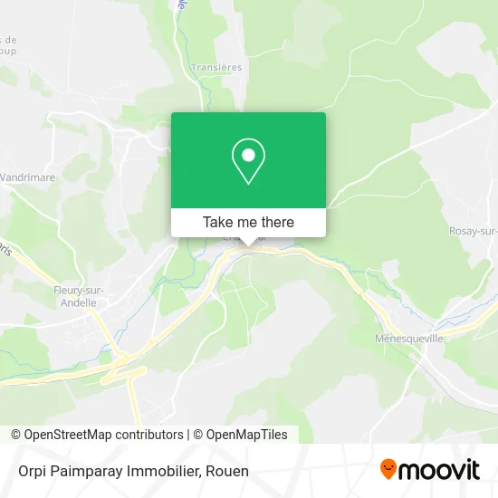 Orpi Paimparay Immobilier map