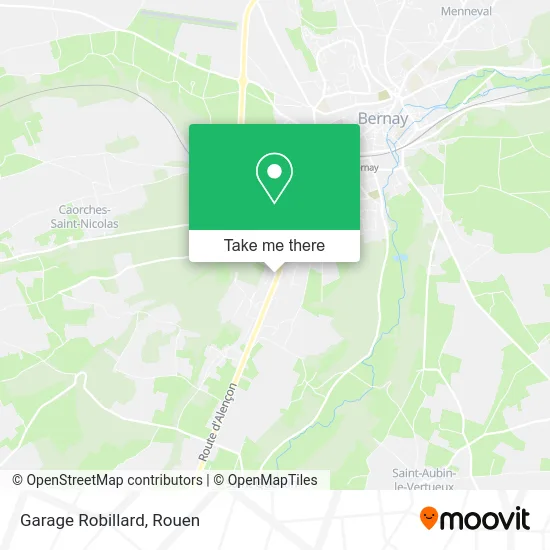 Garage Robillard map