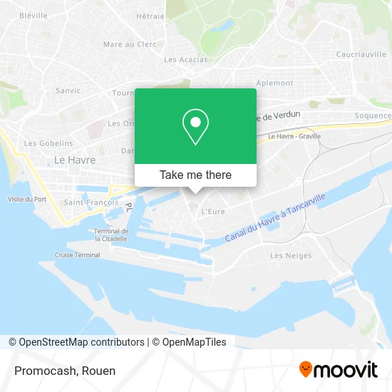 Promocash map